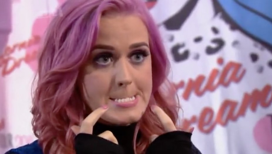 Katy perry lower teeth