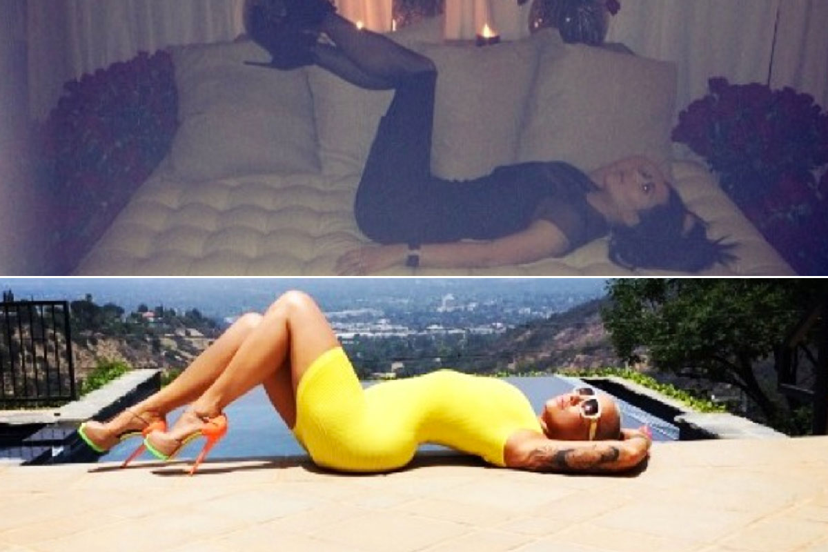 Kim kardashian instagram amber rose