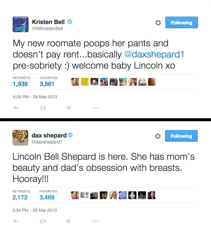 Kristen bell dax sheppard