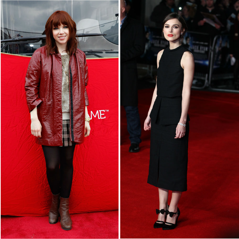 Carly rae jepsen keira knightley