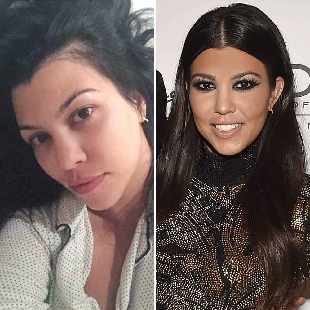 Kourtney kardashian no makeup