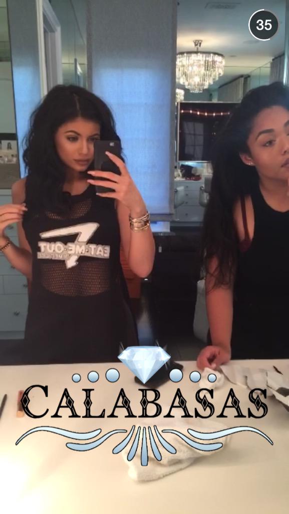 Kylie jenner snapchat 9