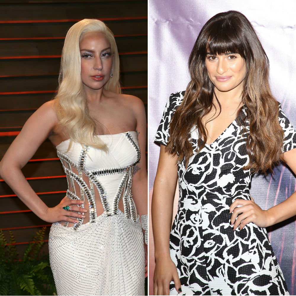 Lady gaga lea michele
