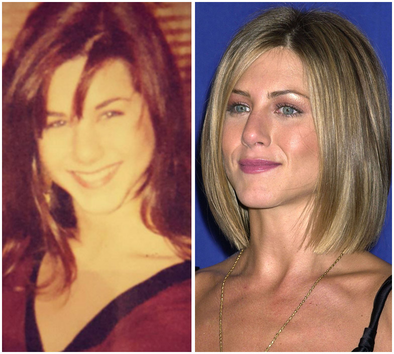 784px x 704px - Mayim Bialik Shares a Photo of Jennifer Aniston Pre-Nose Job! â€” See the Pic  - Life & Style