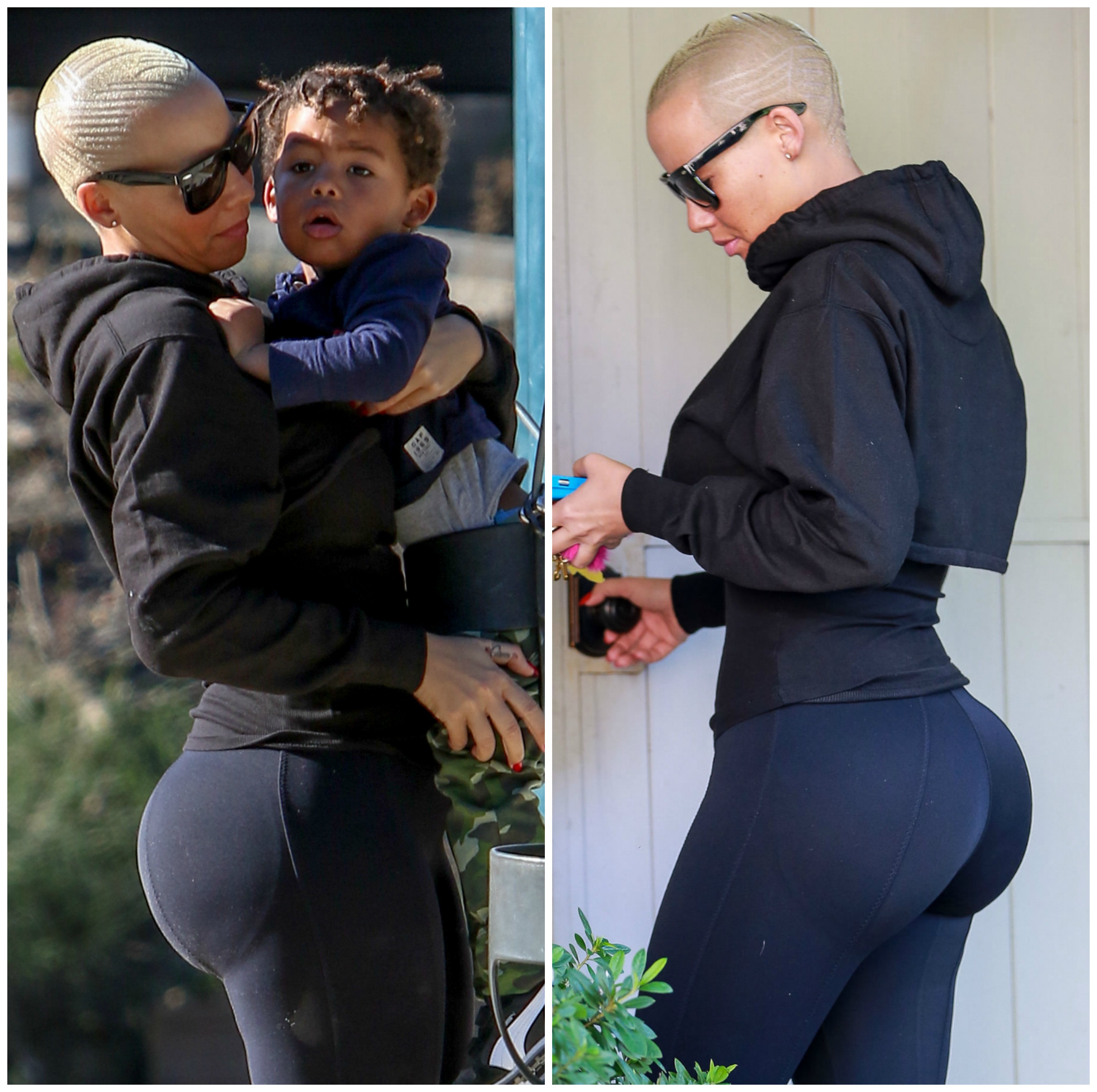 Amber rose butt