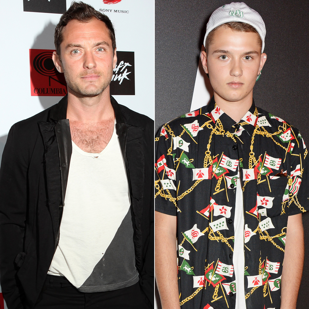 Jude law son rafferty model