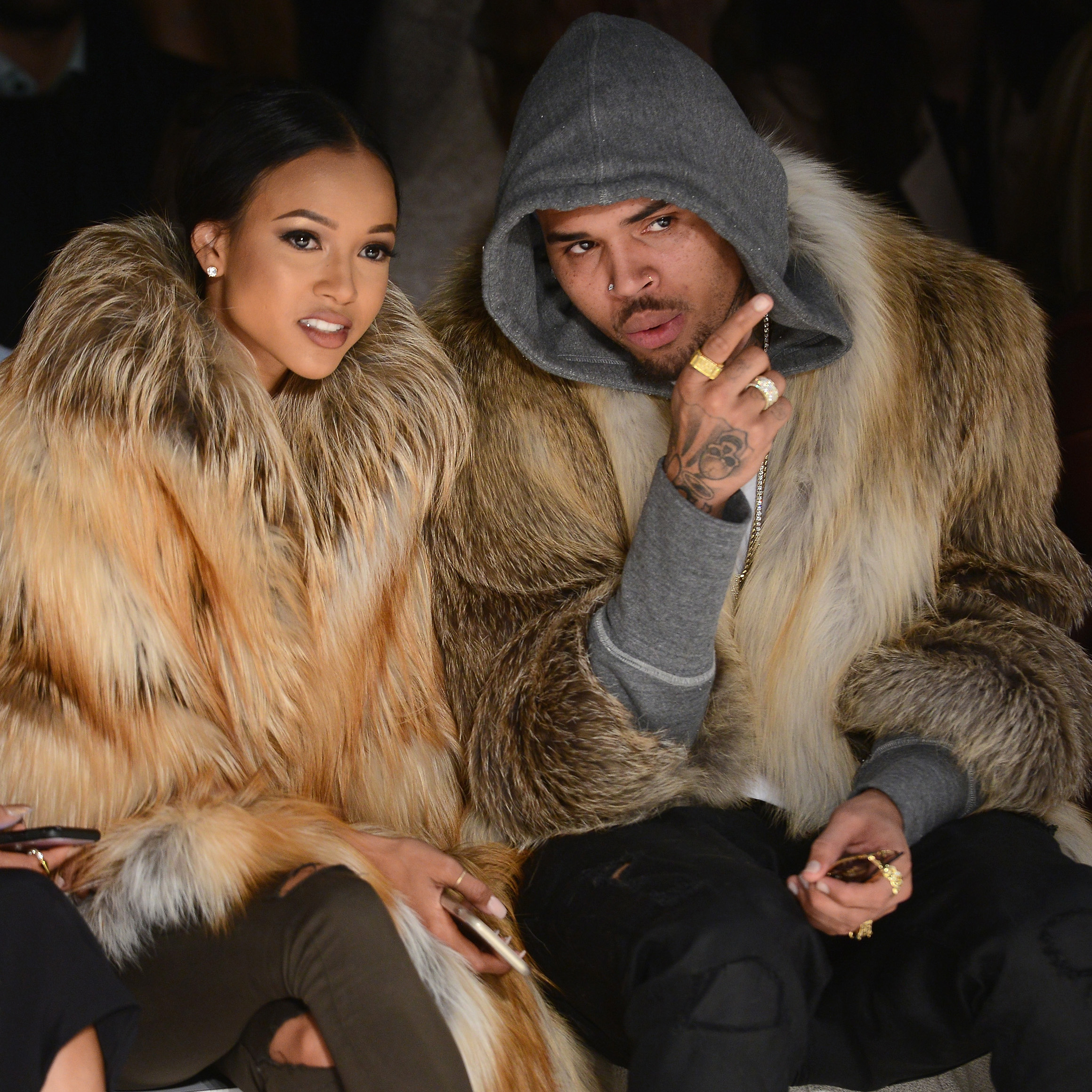 chris brown and karrueche tran &ndash;&nbsp;getty