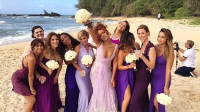 Rihanna bridesmaid