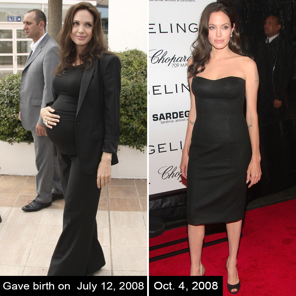 Angelina jolie after birth
