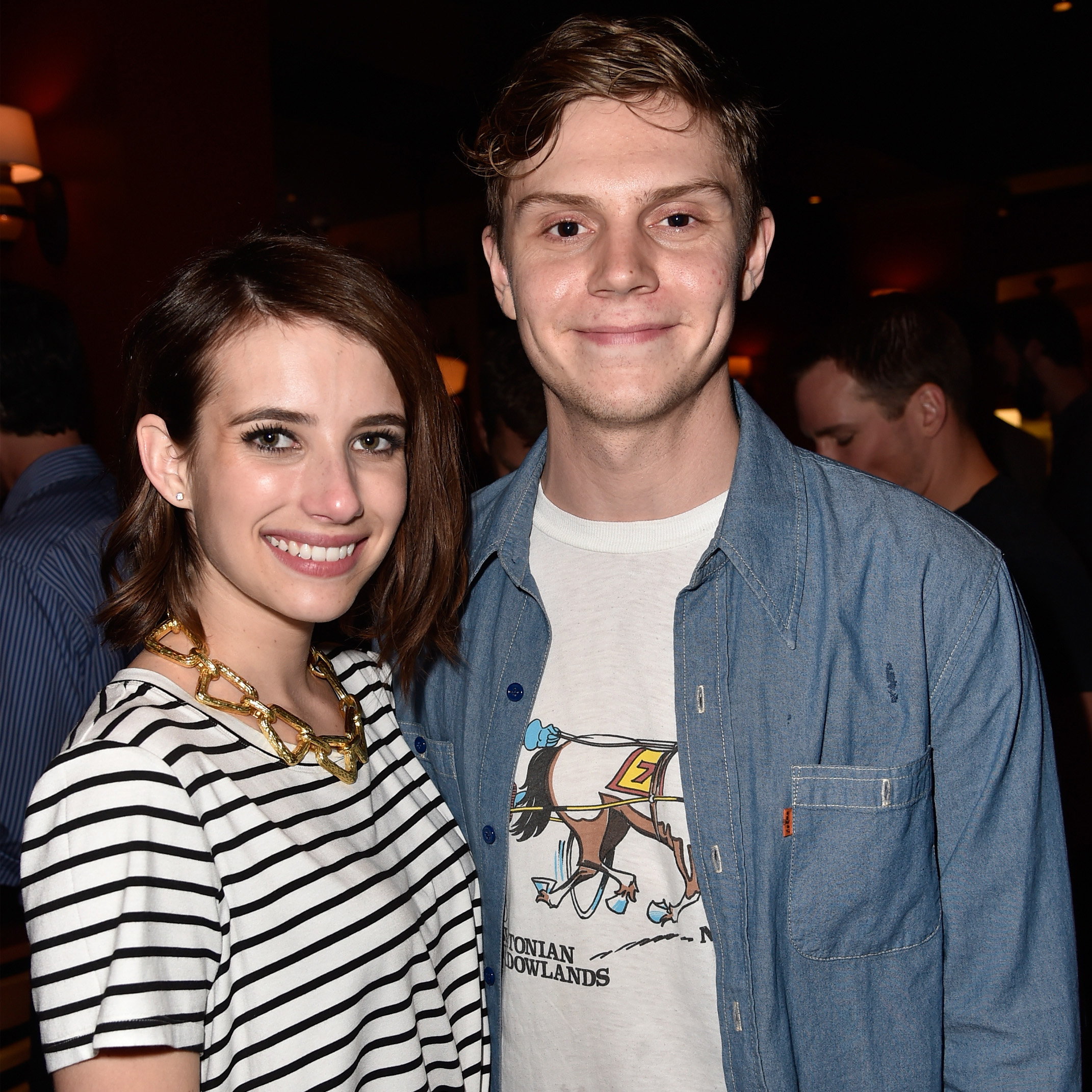 Emma roberts and evan peters