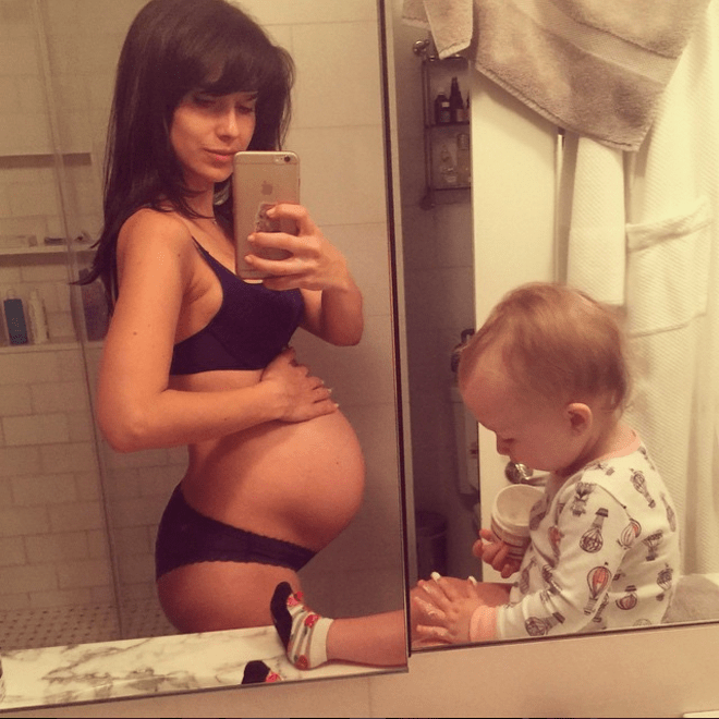 Hilaria baldwin baby bump 5