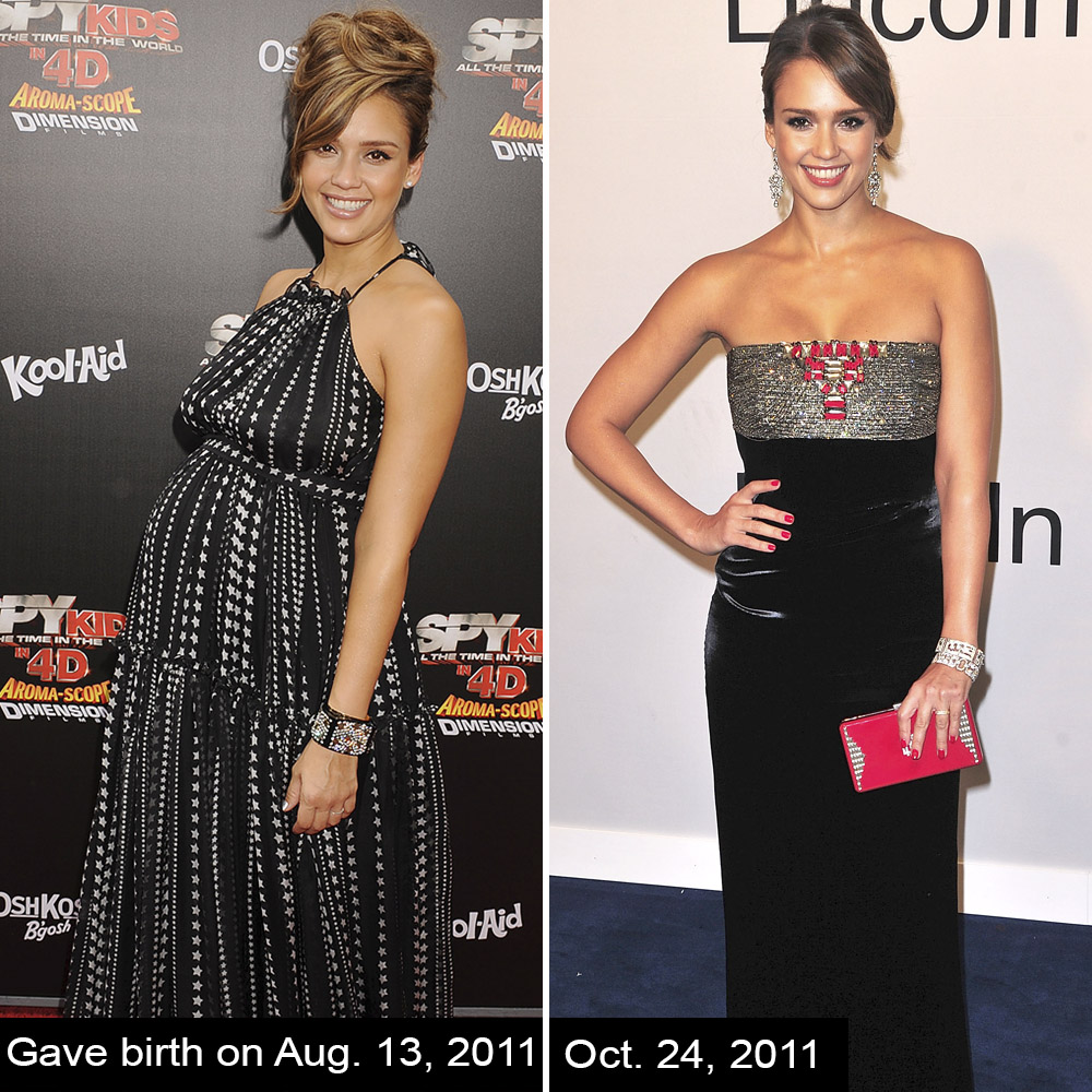 Jessica alba after birth