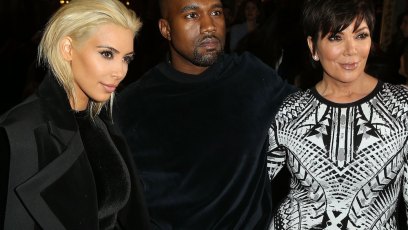 Kanye west kim kardashian kris jenner
