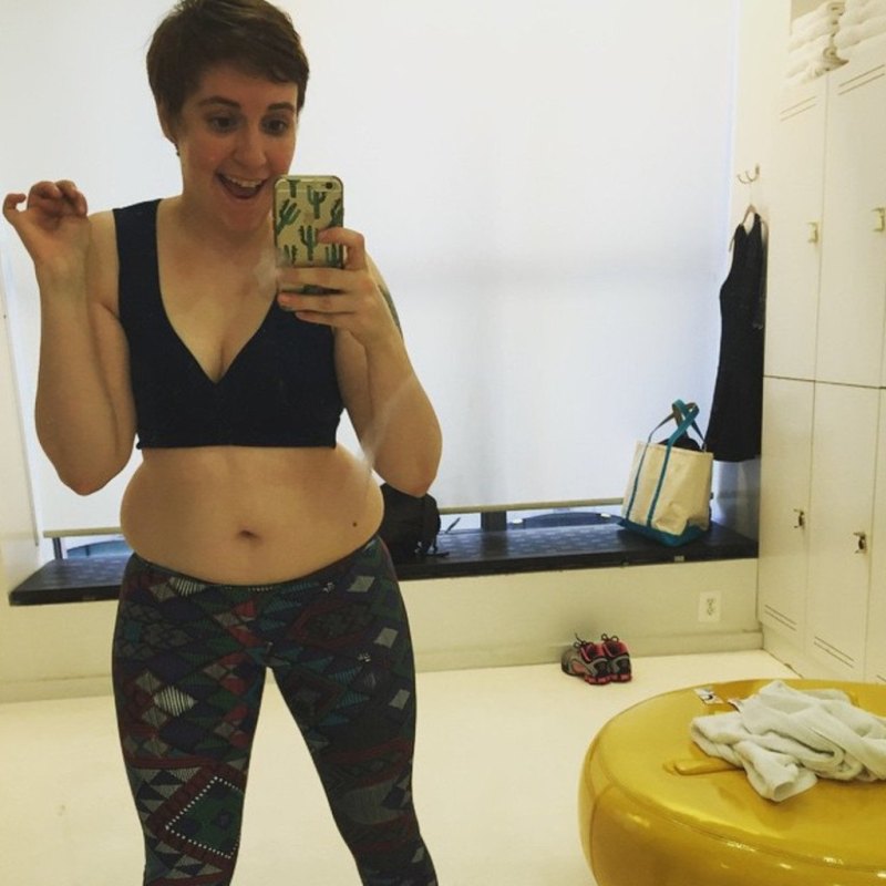 Lena dunham selfie