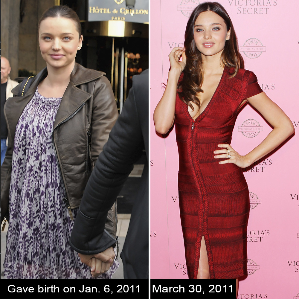 Miranda kerr after birth