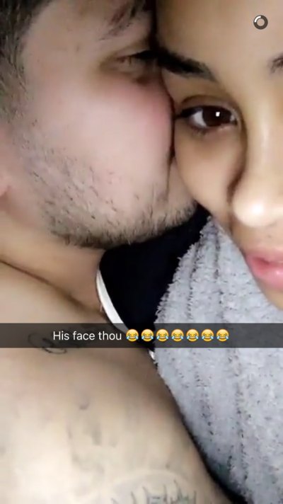 rob kardashian blac chyna snapchat