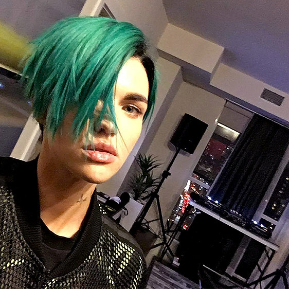 Ruby rose green hair