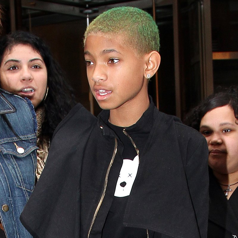 Willow smith green hair