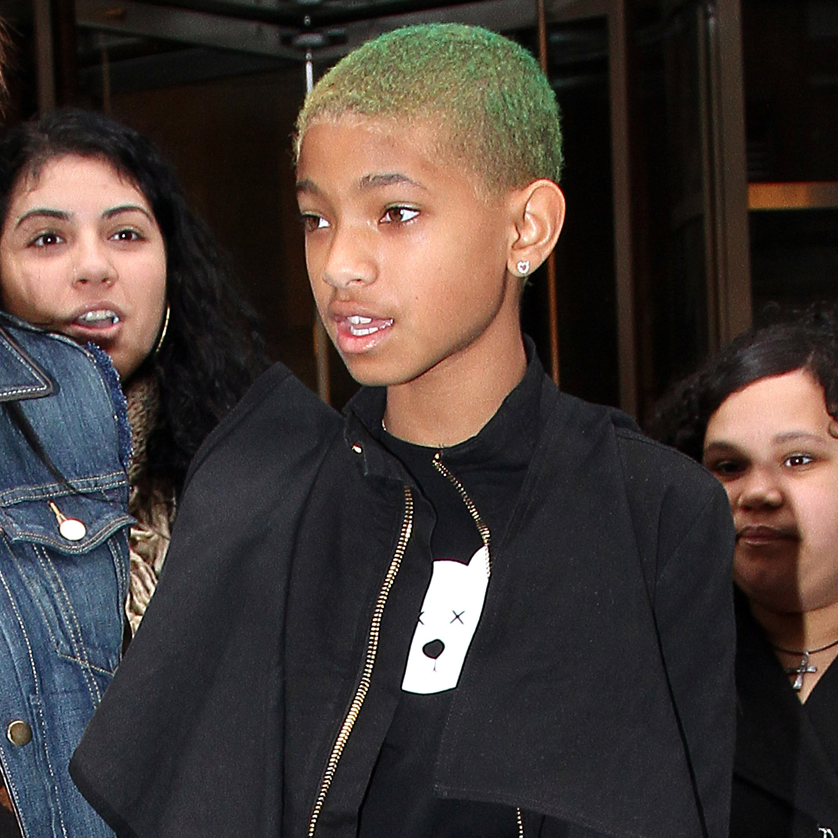 Willow smith green hair