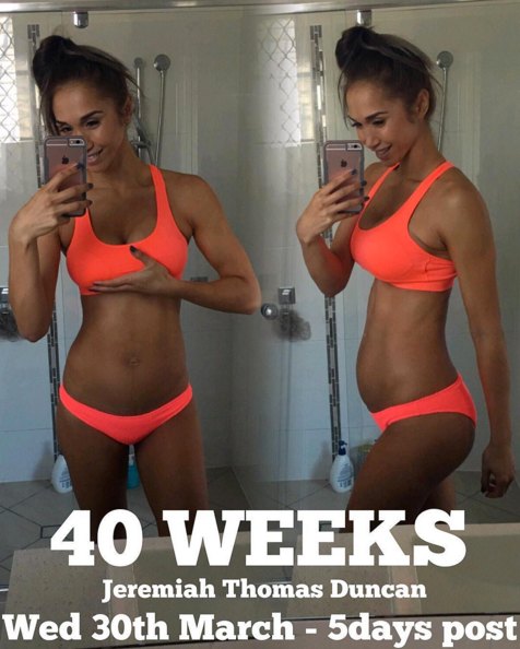 Chontel duncan post baby bod