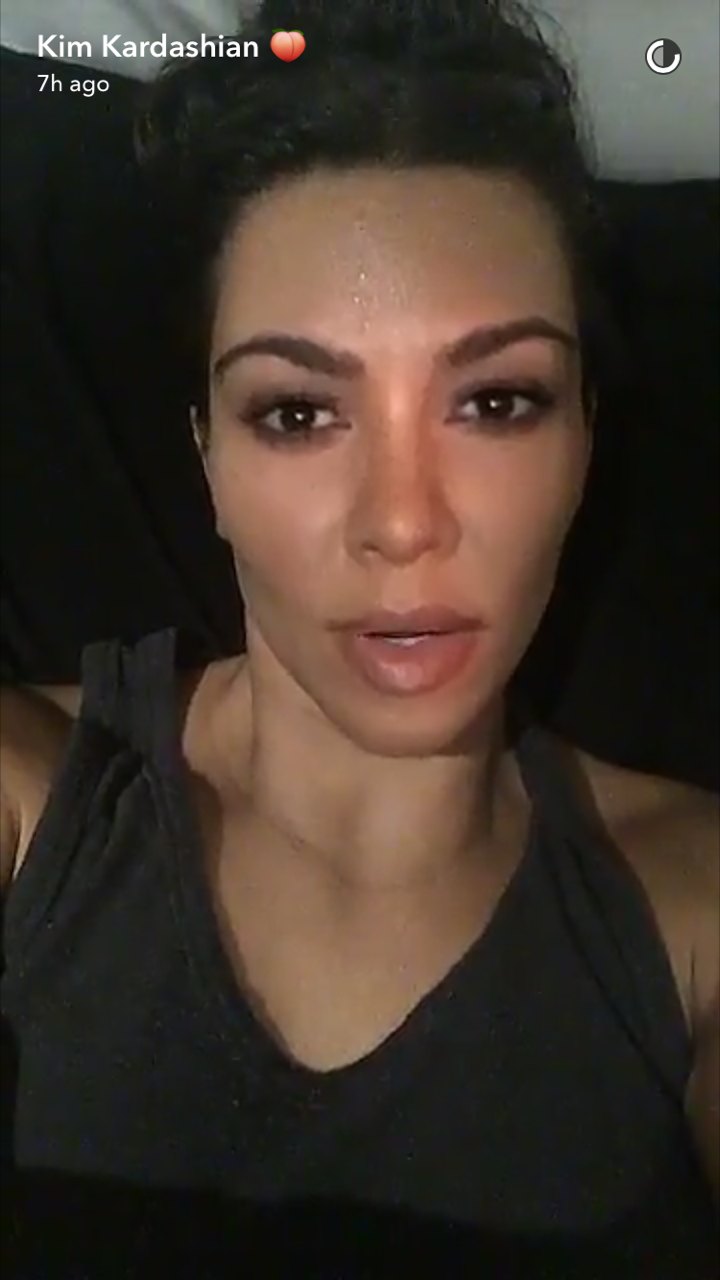 kim kardashian kourtney snapchat