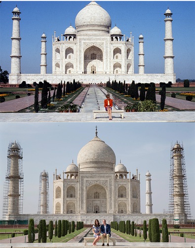 Kate middleton princess diana taj mahal