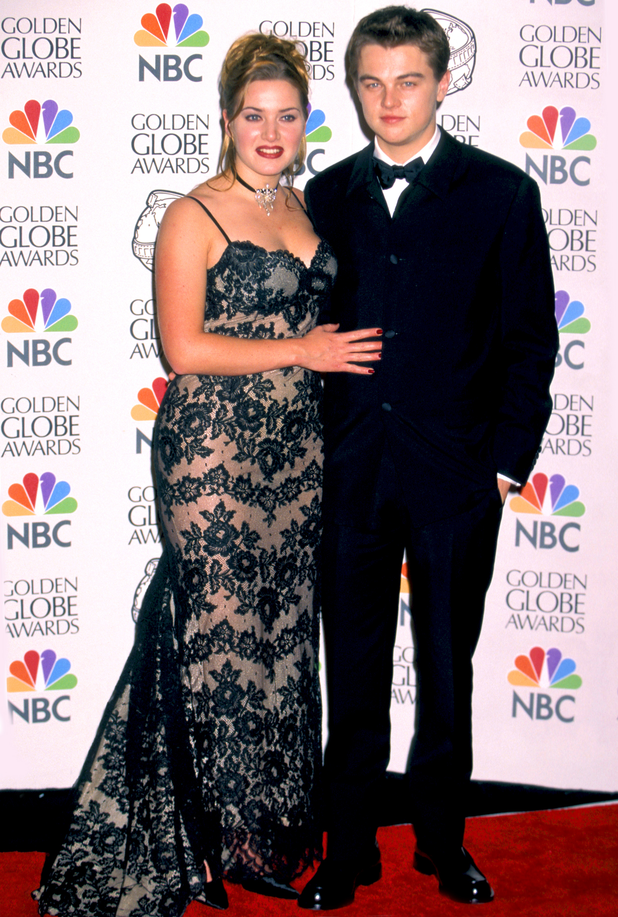 Kate winslet leonardo dicaprio 55th annual golden globes