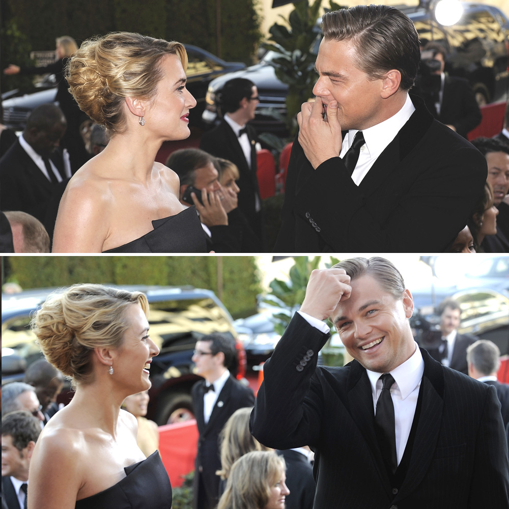 Kate winslet leonardo dicaprio 66th annual golden globes 2