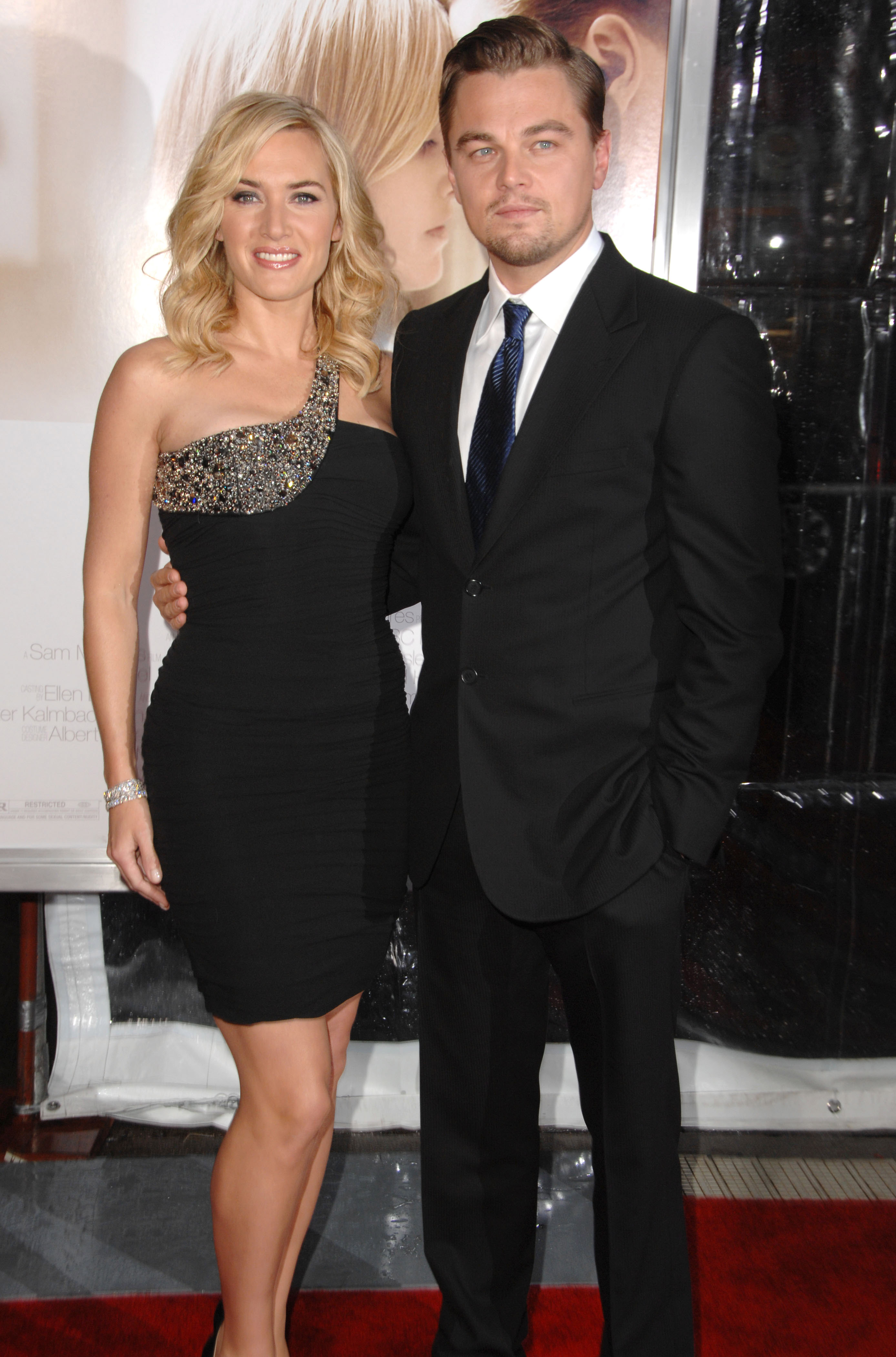 Kate winslet leonardo dicaprio revolutionary road premiere