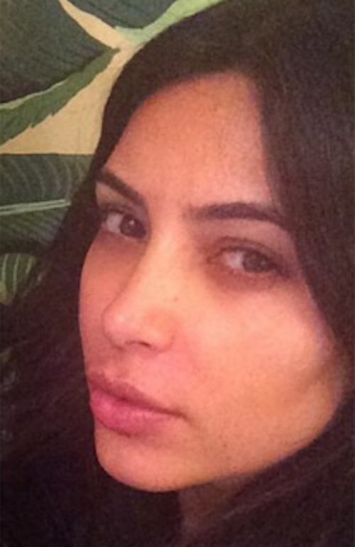 Kim kardashian no makeup 5