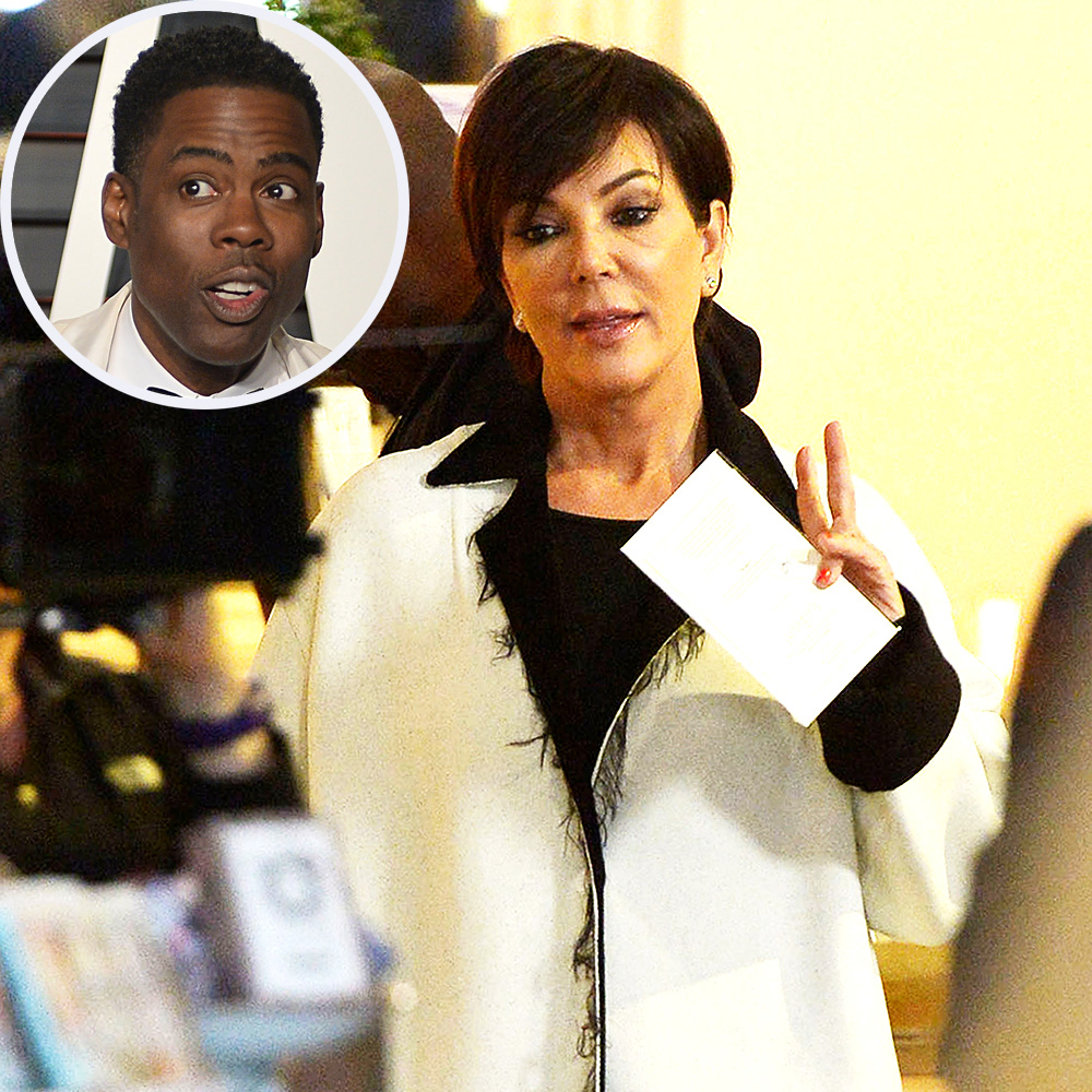 Kris jenner and chris rock
