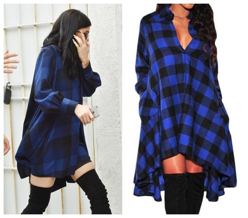 Kylie jenner plaid