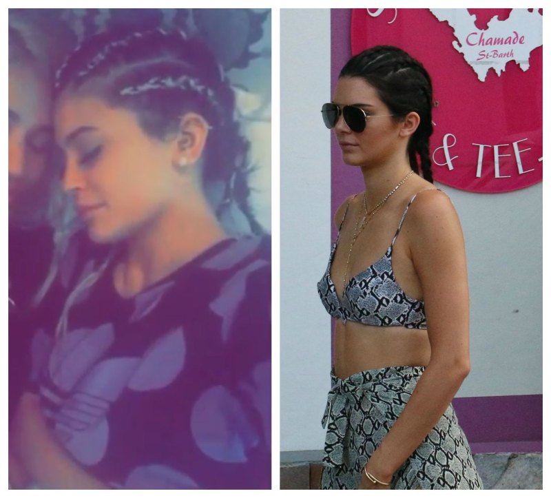 Kylie kendall jenner cornrows