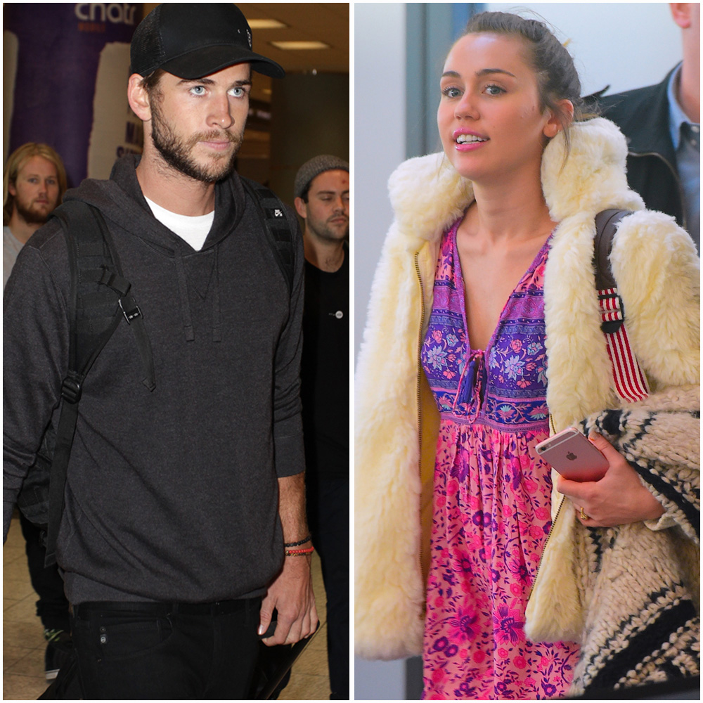 liam hemsworth miley cyrus splash