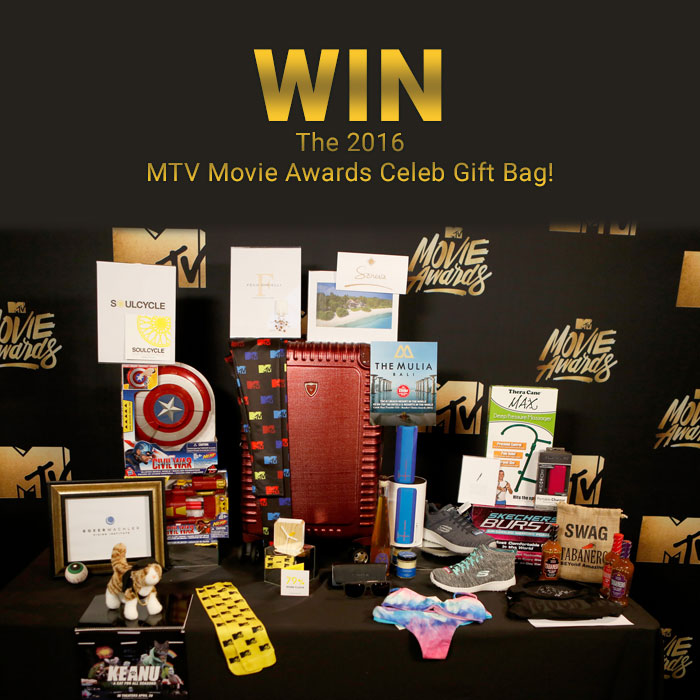 Mtv movie awards gift bag social