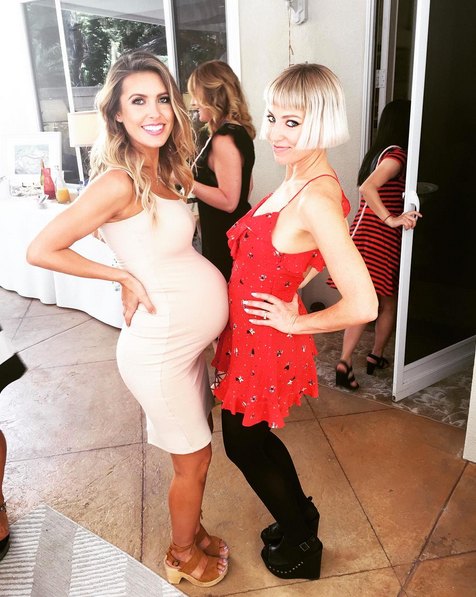 Audrina patridge baby bump