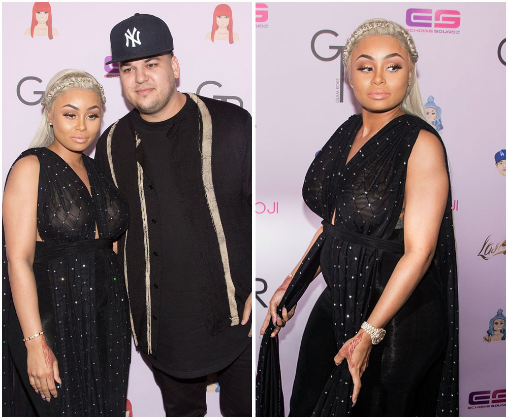 blac chyna rob kardashian getty images