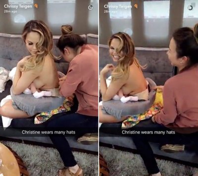 chrissy teigen snapchat