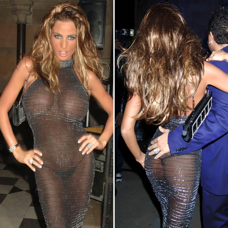 Katie price thong red carpet