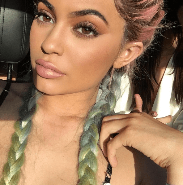 Metallic matte heir kylie jenner