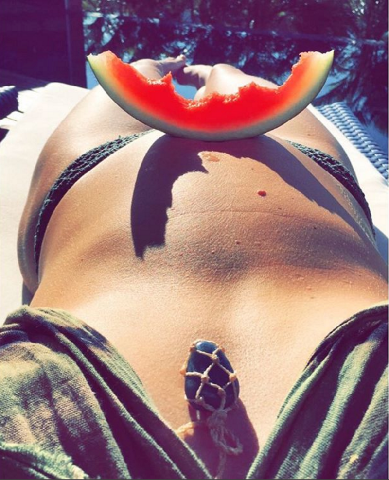 Candice swanepoel baby bump 3