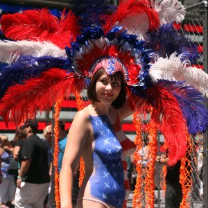 Fourth of july bodypaint 2