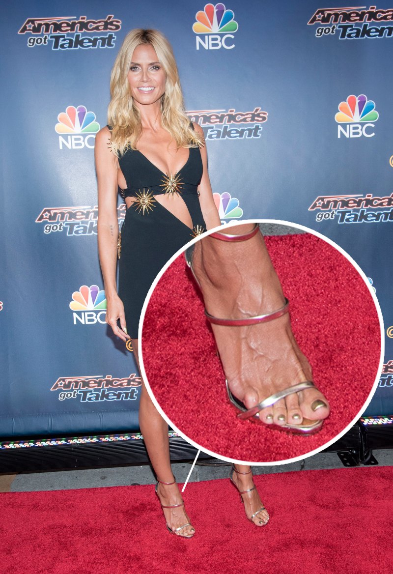 Heidi klum feet