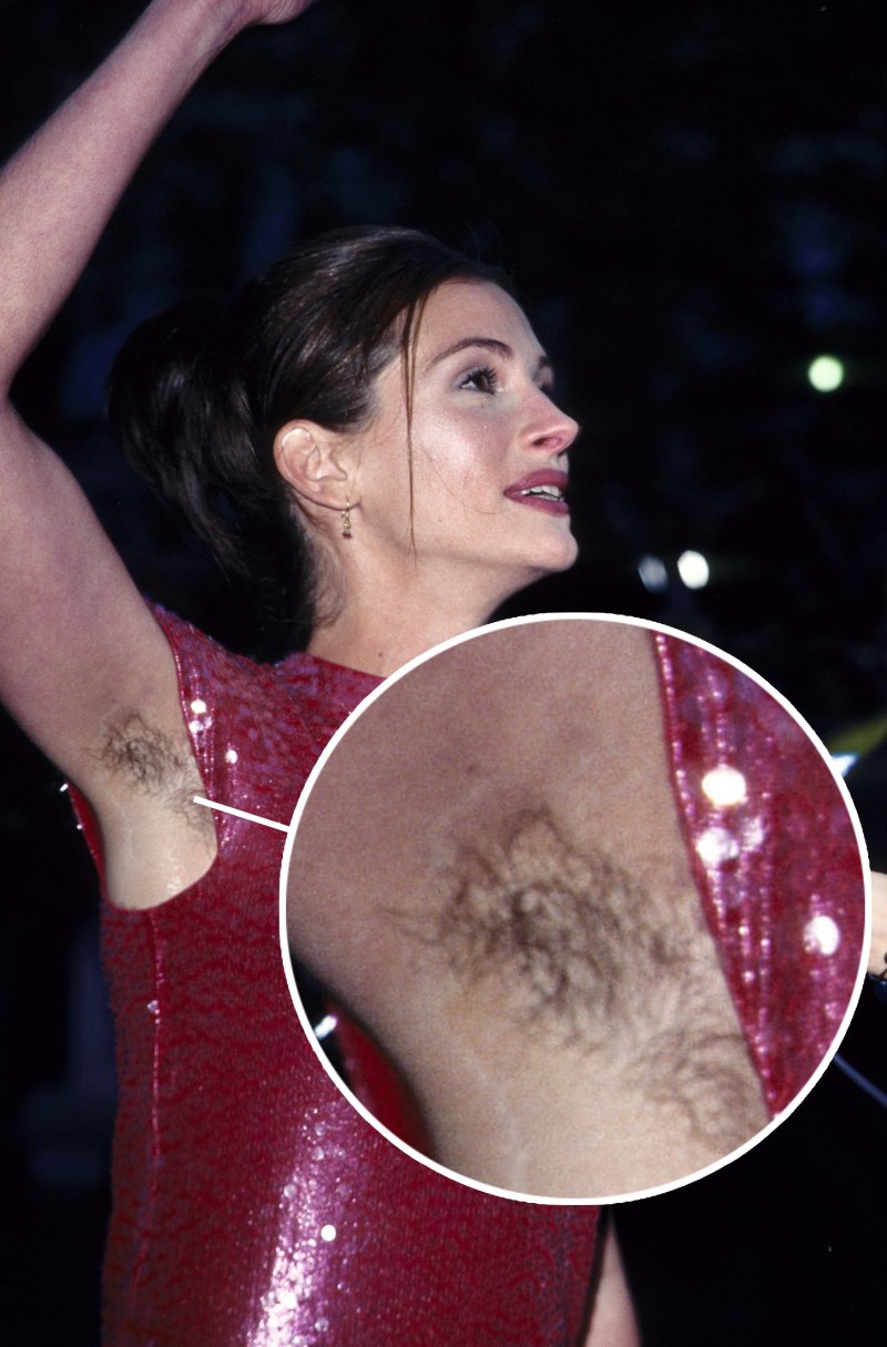 Julia roberts hairy