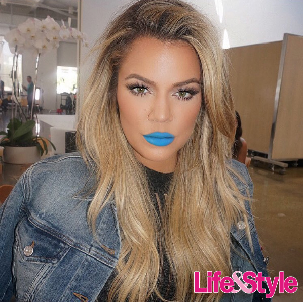 Khloe kardashian lips