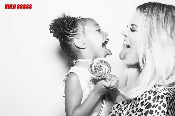 Khloe kardashian north west