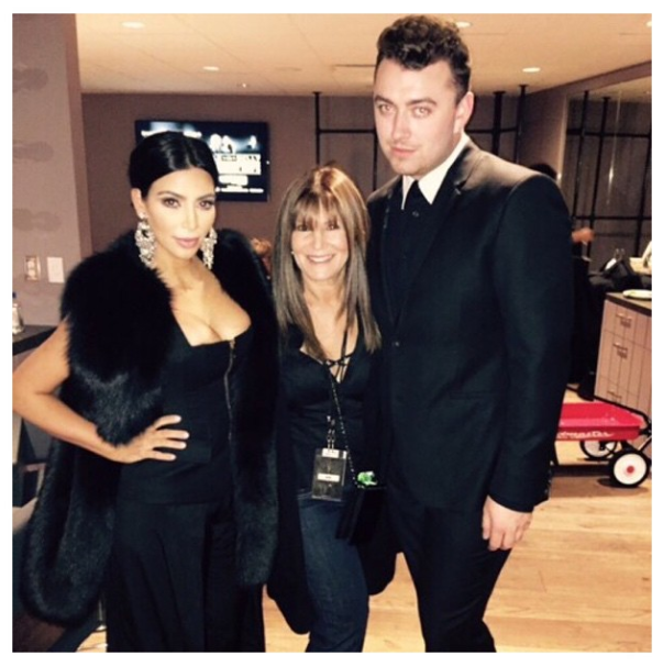 Kim kardashian sam smith concert boobs