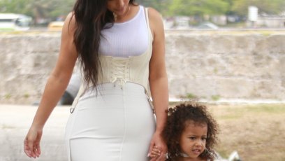 Kim kardashian throwback north