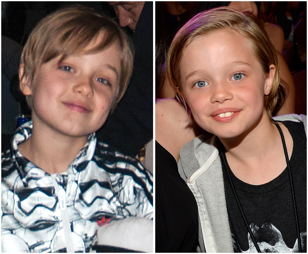 knox jolie-pitt shiloh jolie-pitt splash, getty images