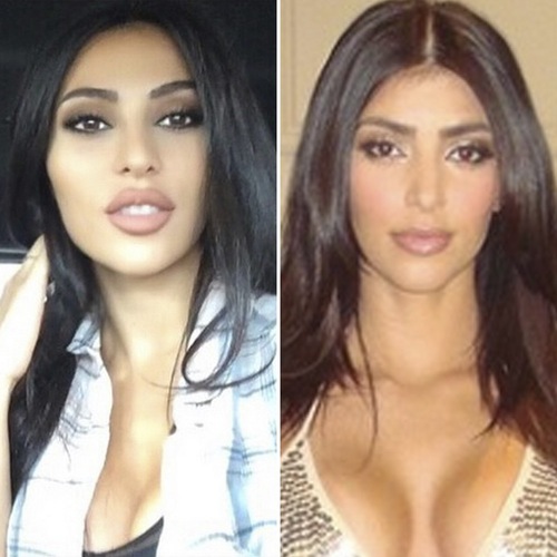 Kim kardashian lookalike 2
